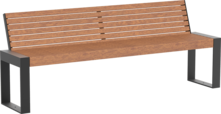  Seat Scape III with timber seat base