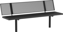  Seat Lübeck with steel seat base