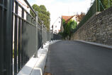 Neidenstein, retaining wall at the church moat