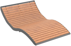 Double lounger Römö Wood