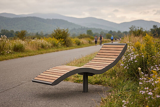 Lounger Römö Wood