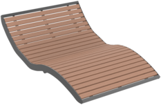 Double lounger Römö PAG