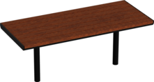  Table Aurich with timber top