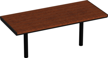 Tisch Tisch Aurich mit Holzauflage