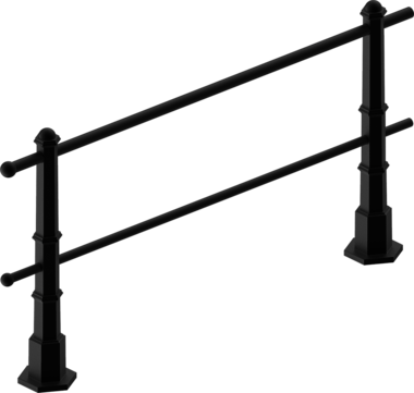 Knieholmgeländer Knee rail Weserbergland