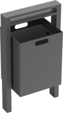 Litter bin Series 710 square