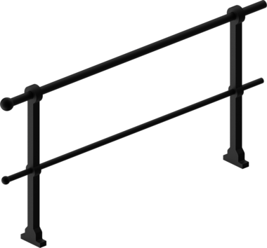 Knieholmgeländer Knee rail Weser