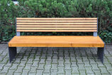Sitzbank mit Holzauflage Sitzbank mit Holzauflage Kalmar
