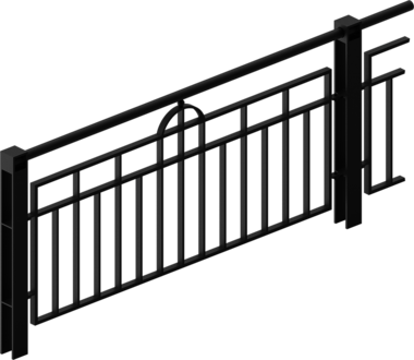 Füllstabgeländer Guardrail with infill Scape