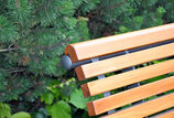 Sitzbank mit Holzauflage Banc Essen avec assise en bois