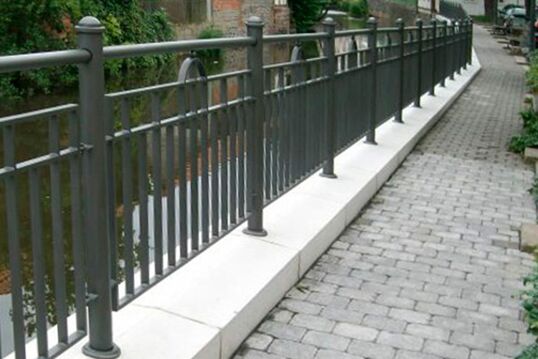 Guardrail with infill system Bavaria