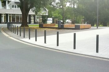 Steel bollards