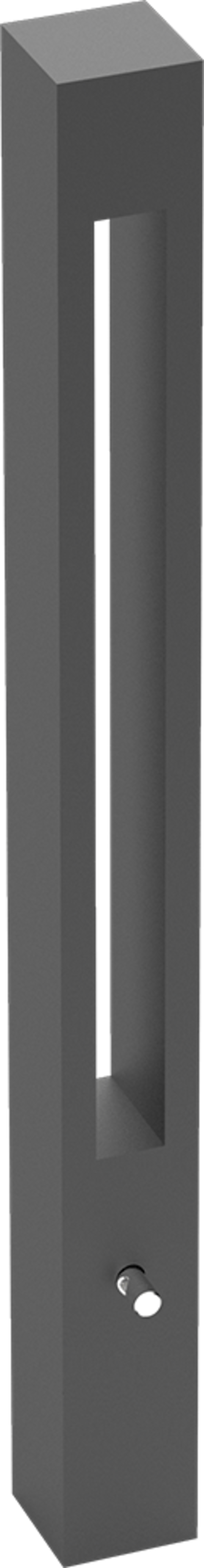 Push button bollard Cubo D