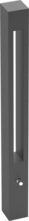  Steel bollard Cubo