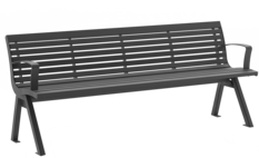 Sitzbank Fanö RE mit Stahlauflage