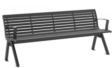  Banc Fanö RE avec assise en acier