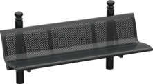  Perforated plate seat base type III