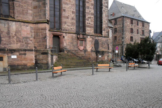 Marburg, Cour de l'église