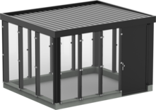  Enclosure underground car park entrance
