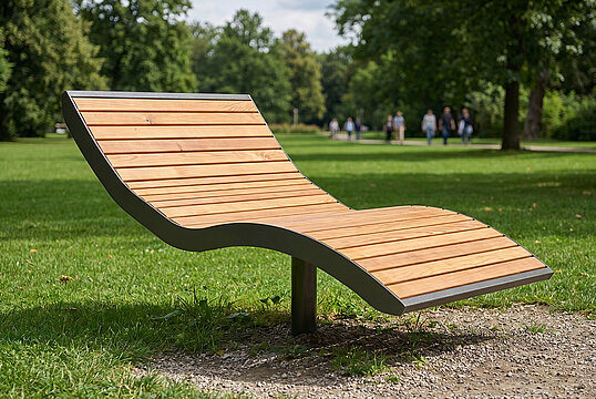 Double lounger Römö Wood