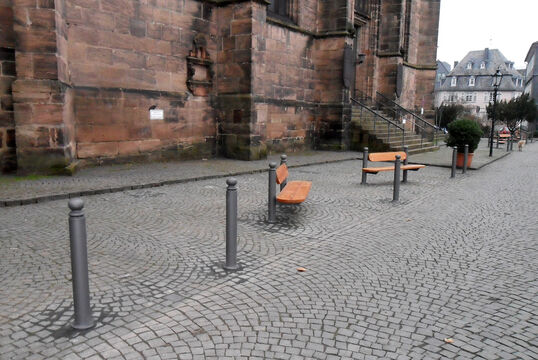 Marburg, Cour de l'église