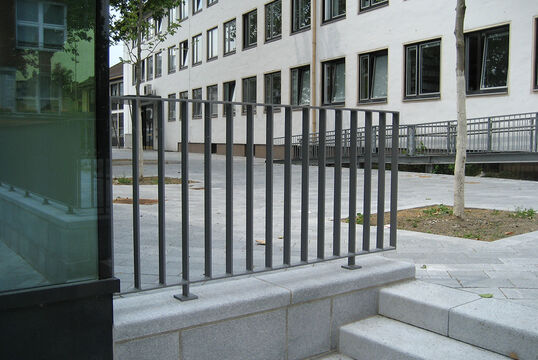 Guardrail with infill Guardrail with infill Mainz