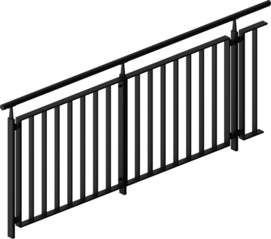 Füllstabgeländer Guardrail with infill Seelze