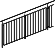  Guardrail with infill Seelze
