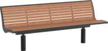  Seat Römö PAG with timber seat base