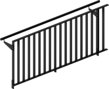  Guardrail with infill Mainz