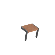  Stool Henne with timber seat base