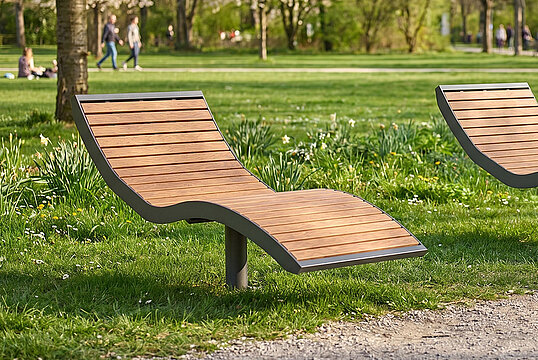 Lounger Römö Wood