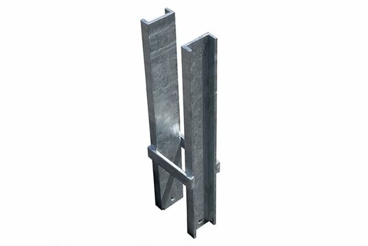 WES 150 Counterweight For setting in concrete (fixed support)