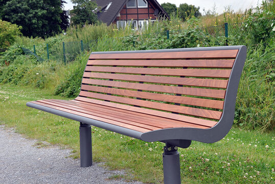 Sitzbank mit Holzauflage Sitzbank  Römö PAG mit Holzauflage