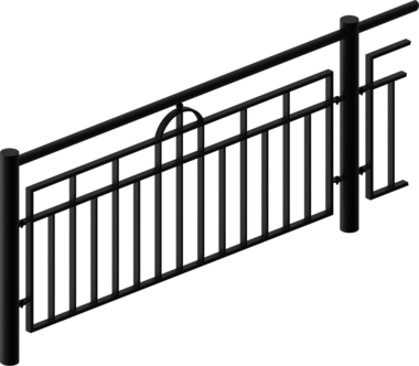 Füllstabgeländer Guardrail with infill Kiel