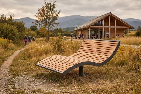 Double lounger Römö Wood