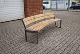 Sitzbank mit Holzauflage Sitzbank Espo mit Holzauflage