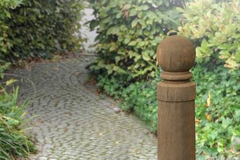 Timber bollards