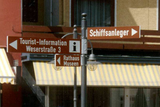 Signage Information signpost