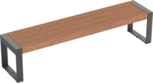 Bench Espo with timber seat base