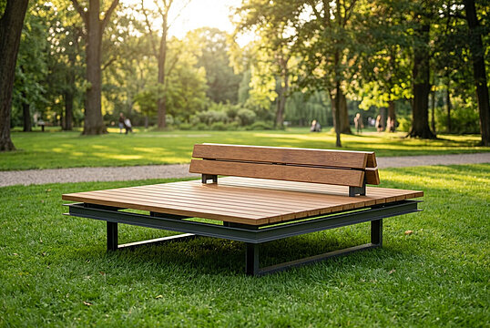 Plate-forme d'assise/de couchage Oxford avec dossier
