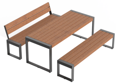 Sitzgruppe Ensemble table et bancs Espo