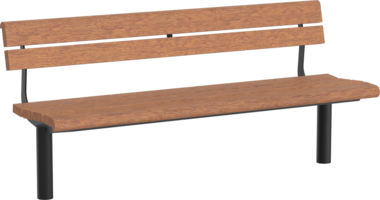 Sitzbank mit Holzauflage Sitzbank Delmenhorst mit Holzauflage