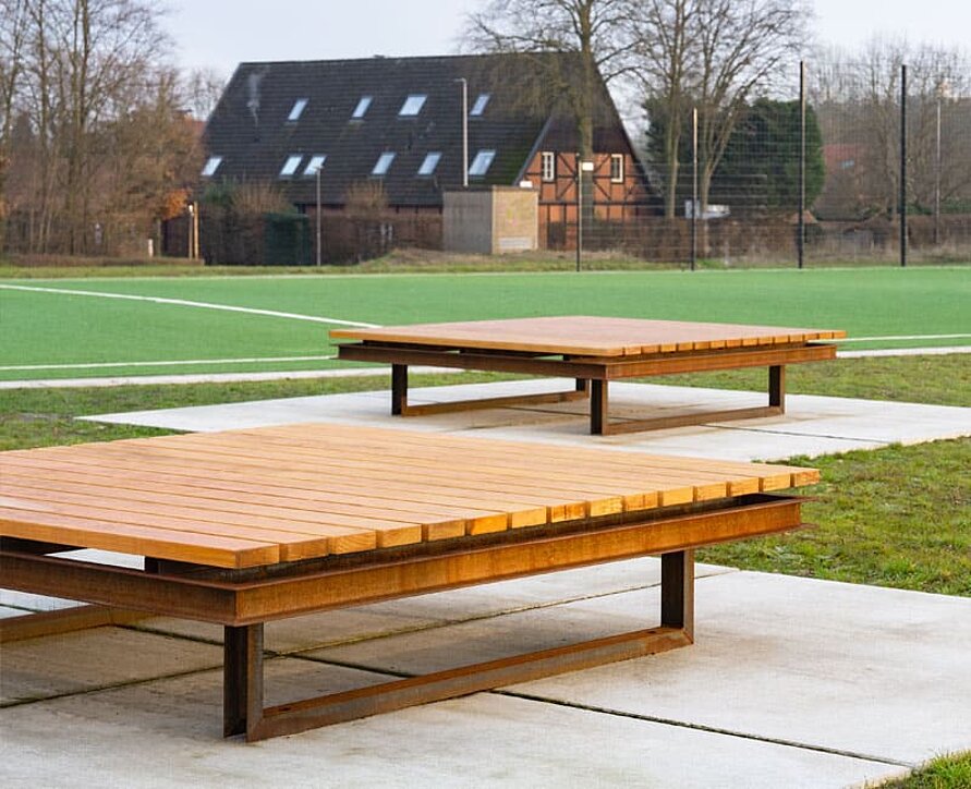 Innovative Freiraummöblierung im Oxford-Quartier Münster