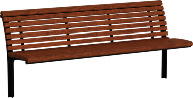 Sitzbank mit Holzauflage Sitzbank Taragona mit Holzauflage