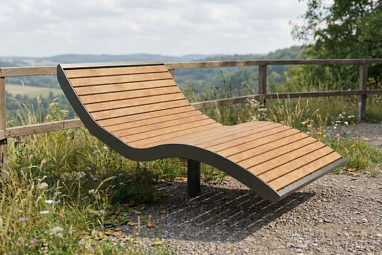 Double lounger Römö Wood