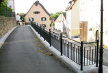 Neidenstein, retaining wall at the church moat