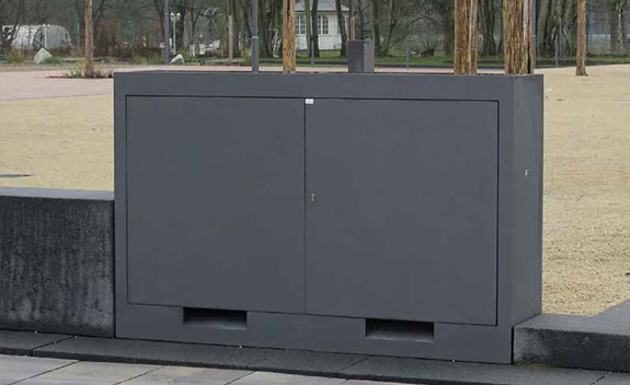 In other respects, too, all wishes are fulfilled in terms of street furniture and supply units