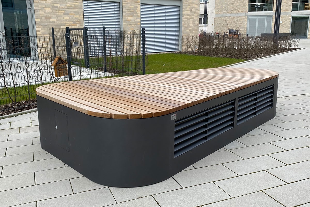 Ventilation shaft covers for underground garages