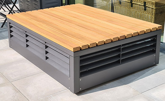 Ventilation shaft covers with the added value of an attractive visual appearance